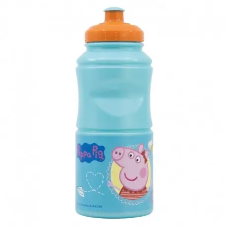 Пляшка дитяча 380 мл, з антикрап. кришкою, "Peppa pig core 2022" STOR, 13925