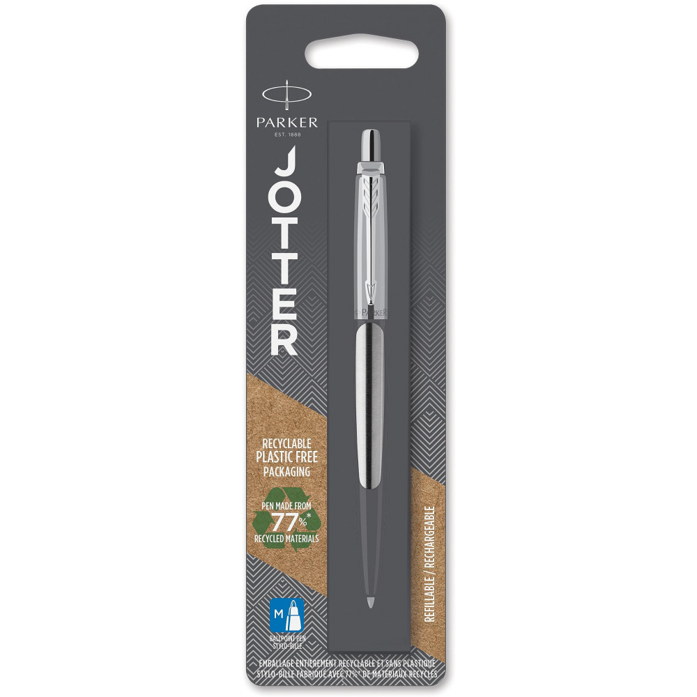 Ручка Parker Jotter сталь кул. блістер 16 136