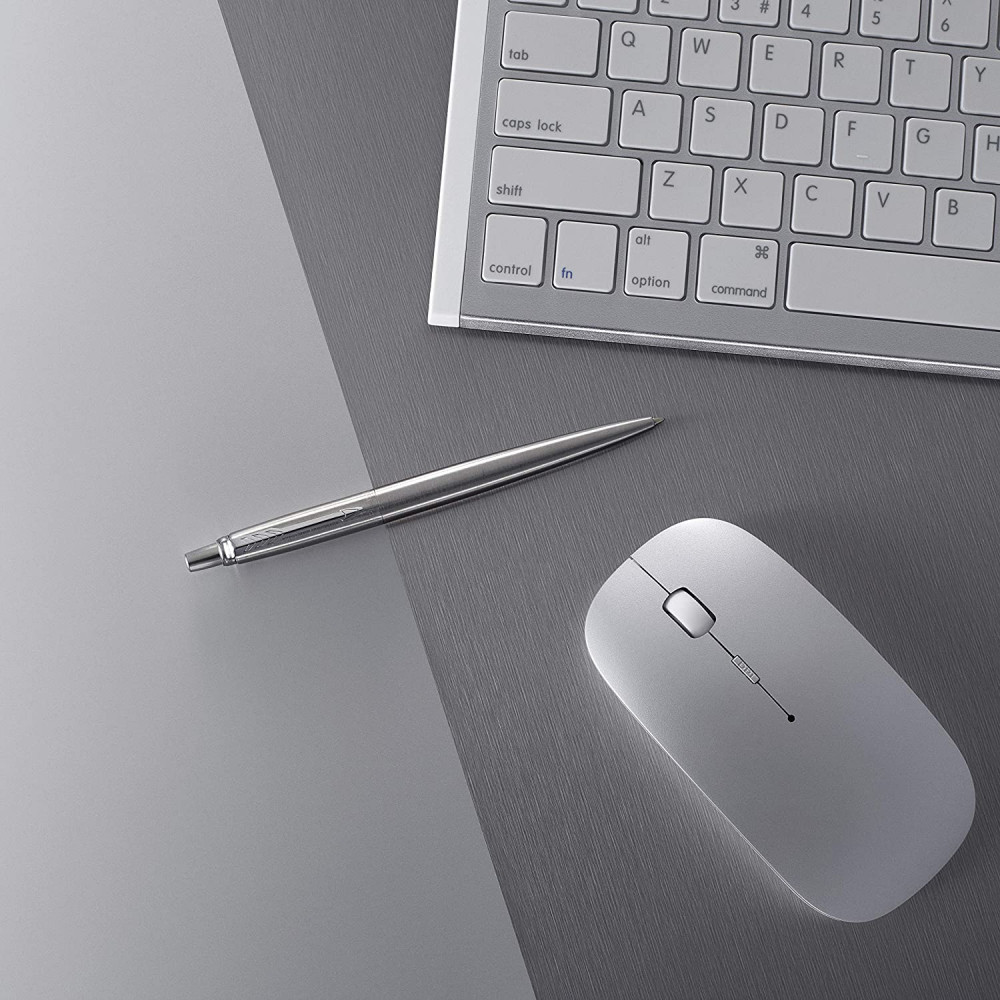 Ручка Parker Jotter сталь кул. блістер 16 136 4
