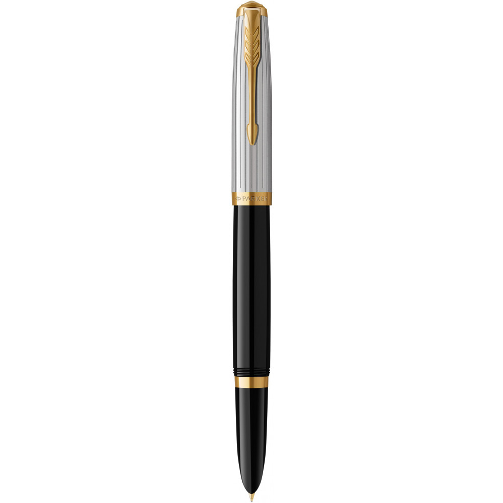 Ручка перо Parker 51 Premier Black позол. перо, 56 111