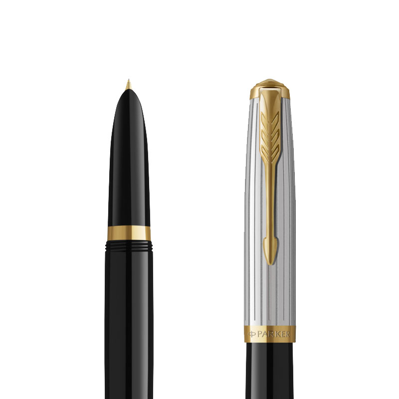 Ручка перо Parker 51 Premier Black позол. перо, 56 111 2
