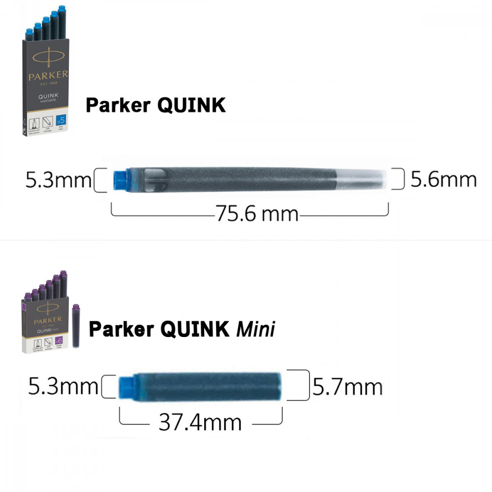 Картридж Quink Parker т.син. 11 410BLB (5) 1