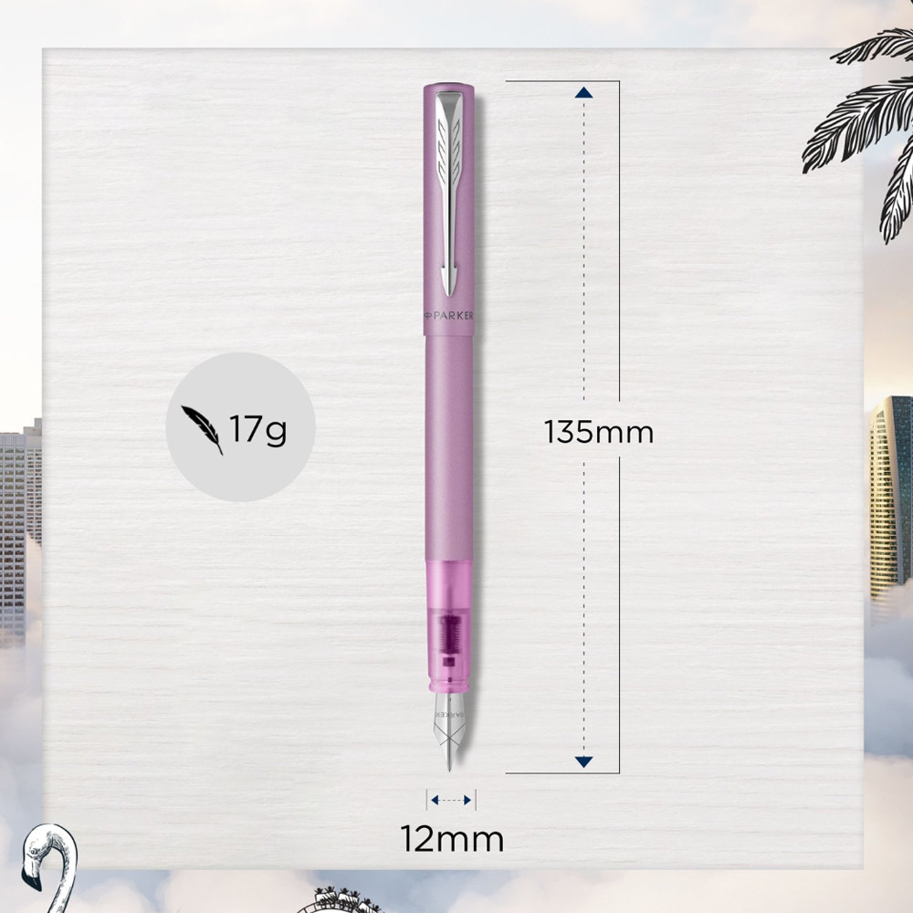 Ручка Vector XL Metallic Lilac перо, Parker 06 411 3
