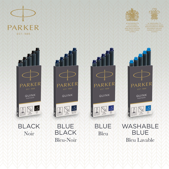 Картридж Quink Parker черн. 11 416BK 1