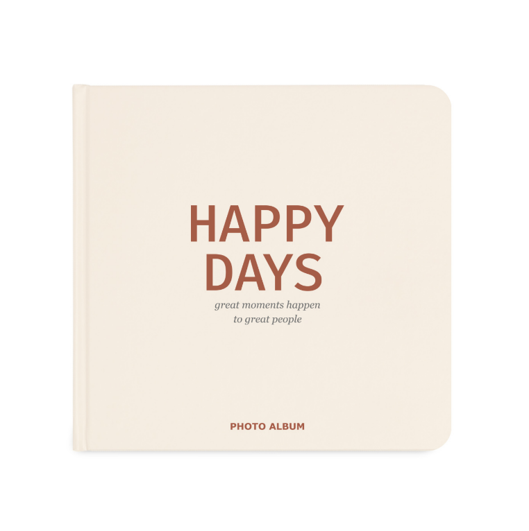 Фотоальбом "Happy Days", белый, orner-1197