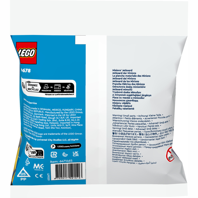 Конструктор Lego Minifigures "Джетборд посіпак", 30678 1
