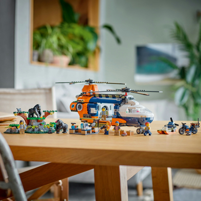 Конструктор Lego City "Вертоліт у базовому таборі для дослідження джунглів", 60437 3