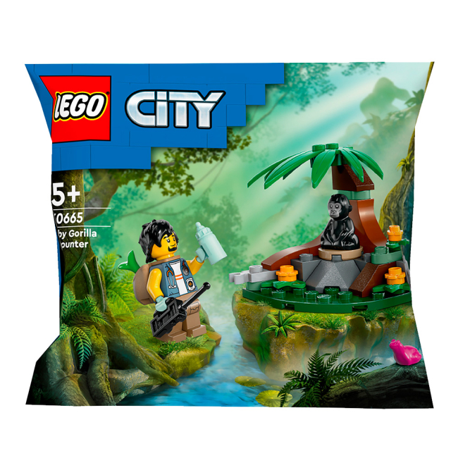 Конструктор Lego Minifigures "Зустріч із малям горили", 30665