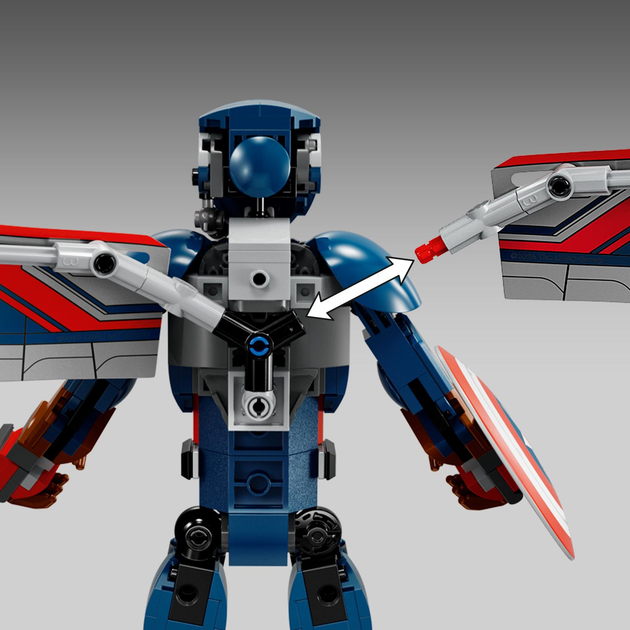 Конструктор Lego Marvel "Фігурка Нового Капітана Америка для складання, 76296 6
