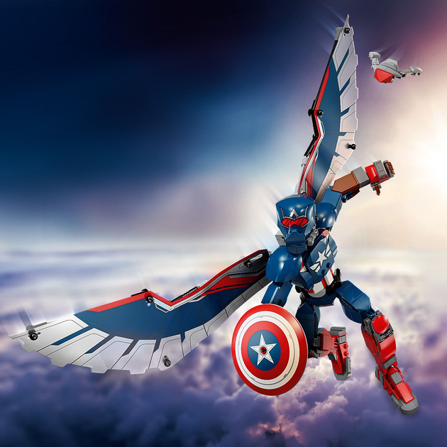 Конструктор Lego Marvel "Фігурка Нового Капітана Америка для складання, 76296 7