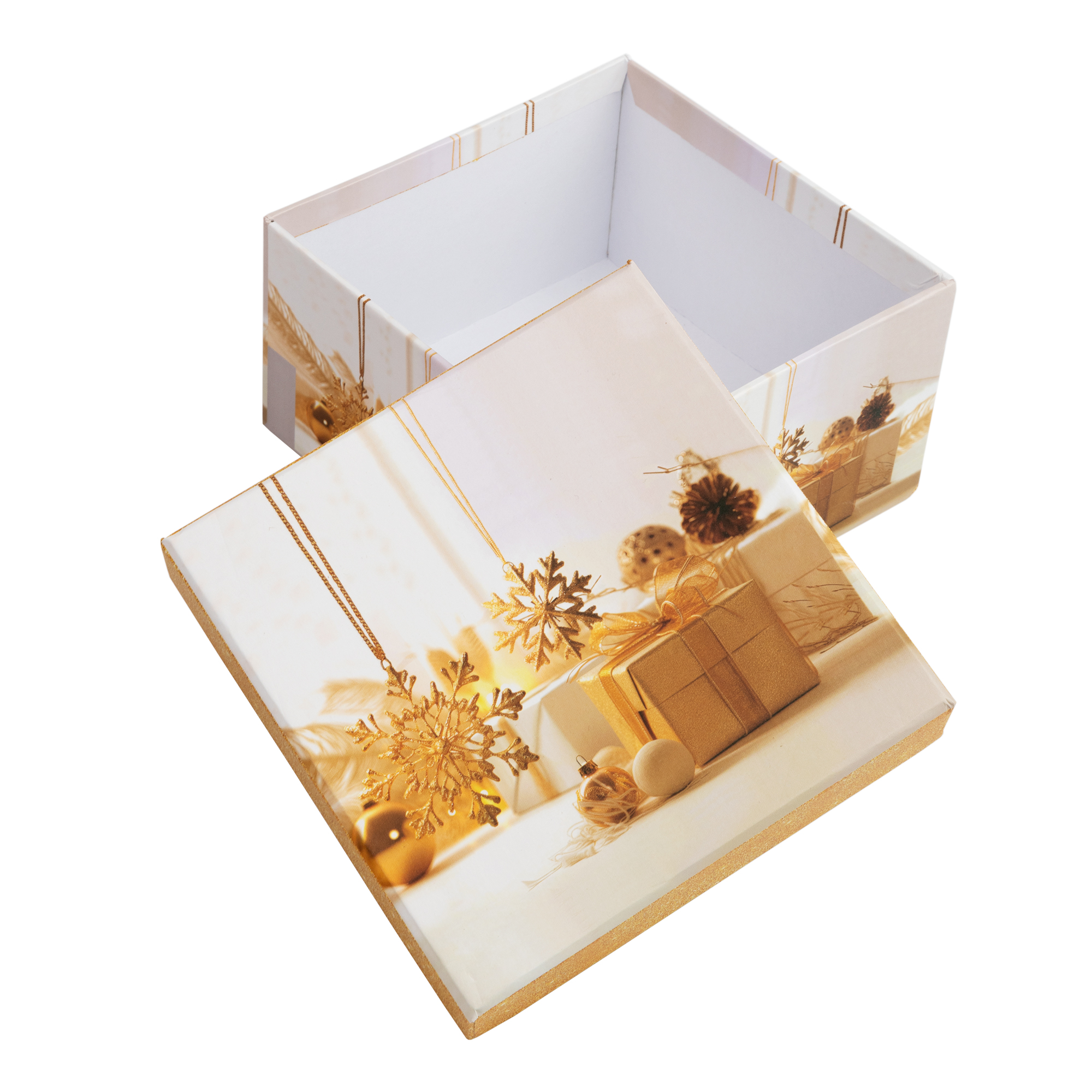 Подарункова коробка квадратна НР 15*15*8,5 см, 430393772 1