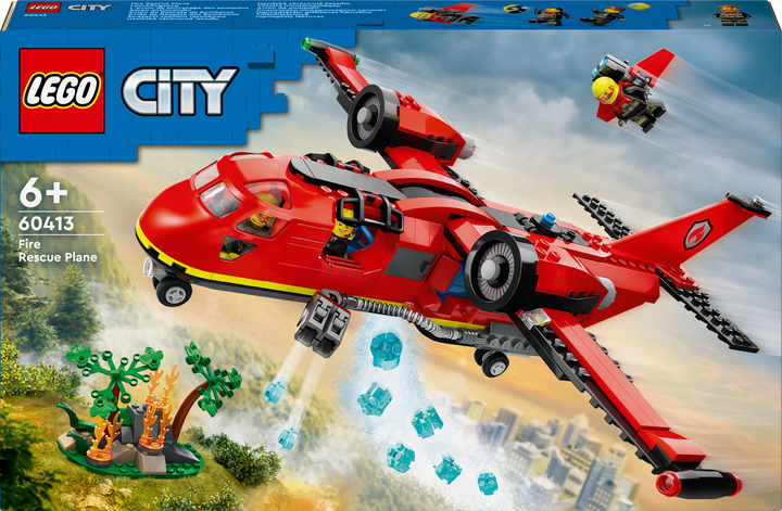 Конструктор Lego City "Пожежний рятувальний літак", 60413