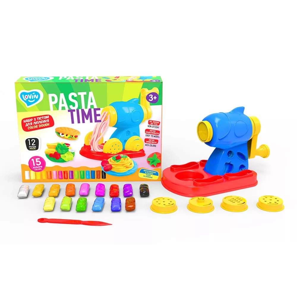 Набір для ліплення з тістом "Pasta Time" ТМ Lovin, 41195 1