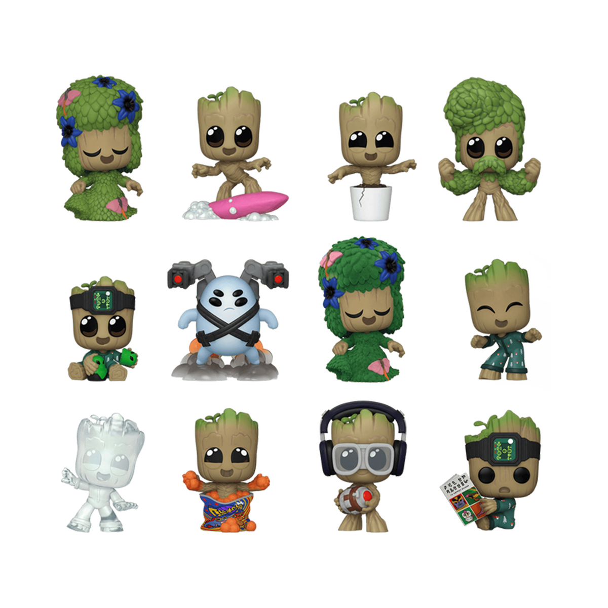 Фигурка Funko Mystery Minis – Я есть Грут (в ассорт., в диспл.), 70656 1
