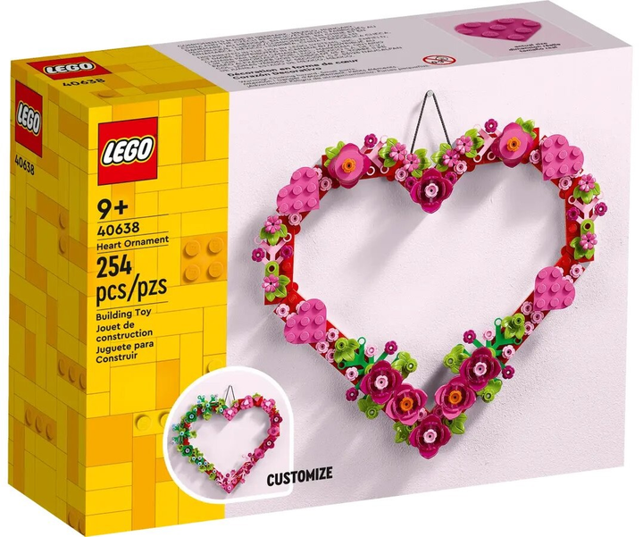 Конструктор Lego "Візерунок у вигляді серця", 40638
