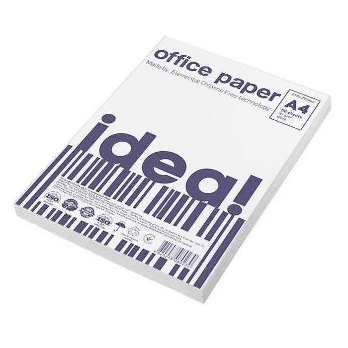 Папір А4 50 арк. idea!  (Ukraine)