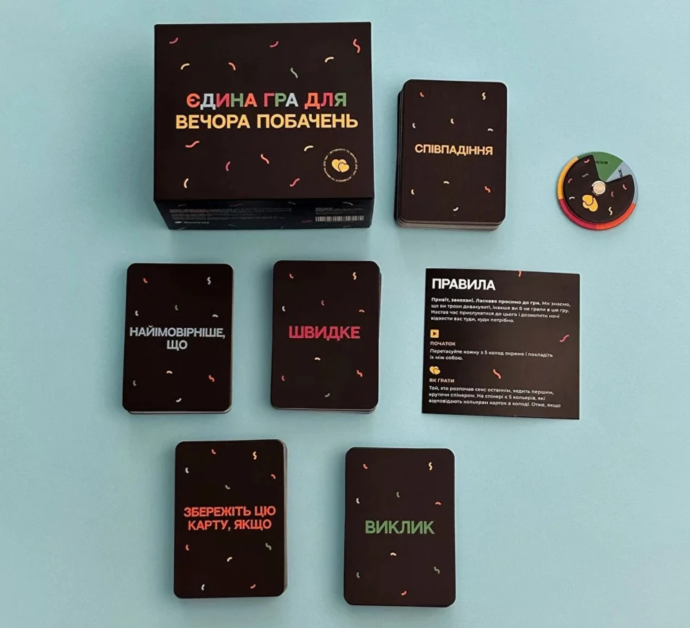 Гра настільна "Єдина гра для вечора побачень", Gamesly 1