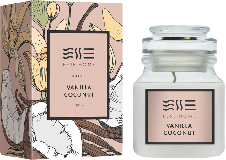 Свічка "Vanilla Coconut" 150 гр, ESSE