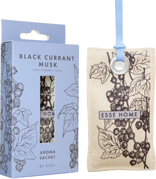 Саше ароматичне "Black currant Musk" 20 гр, ESSE