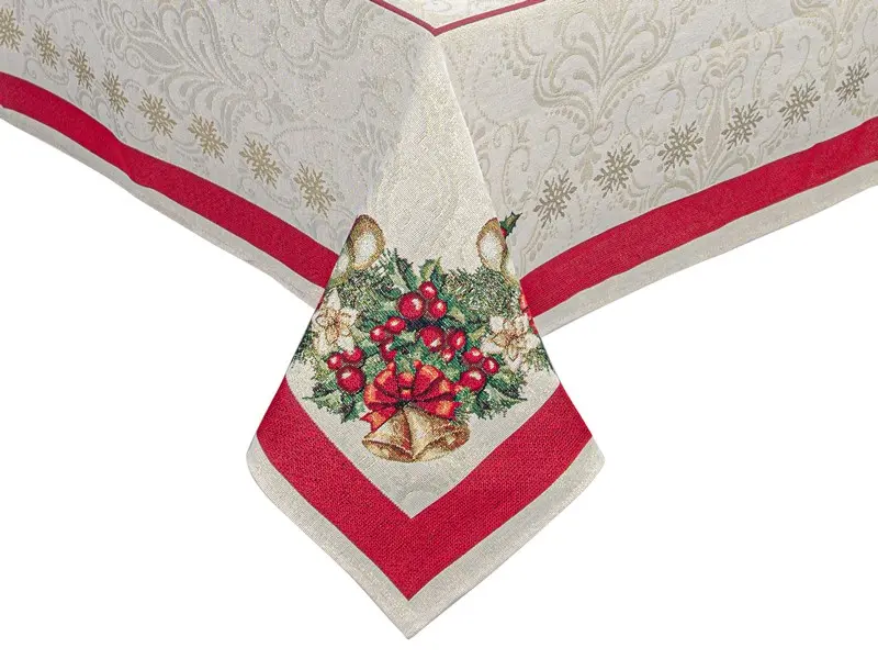 Скатертина гобеленова "Corona Natale" 140*140 см, 716-153 2