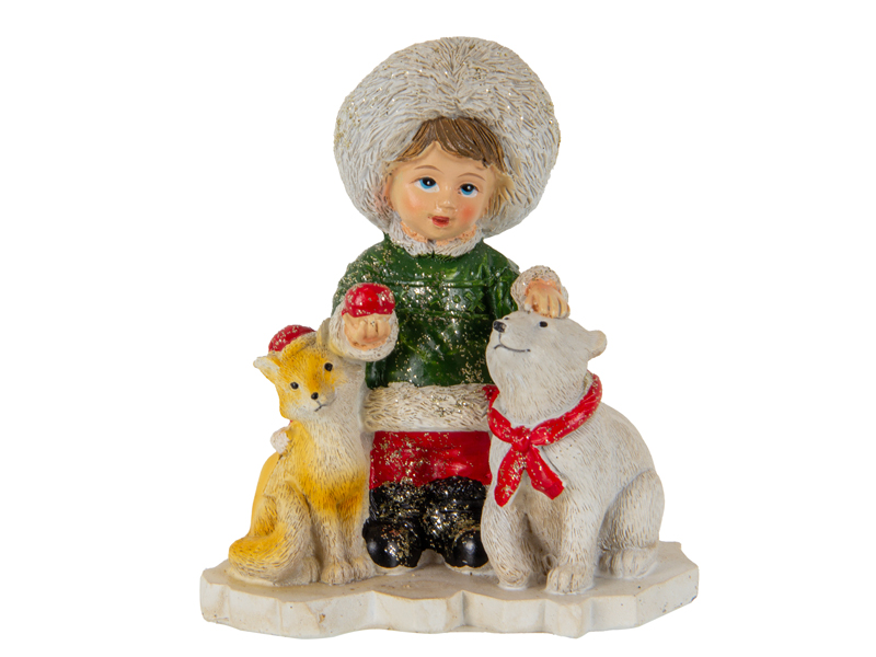 Фигурка декоративная "Северный полюс" 10*11 см, 192-294