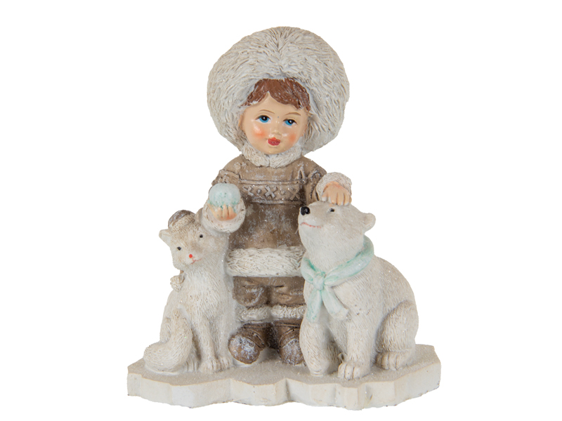 Фигурка декоративная "Северный полюс" 10*11 см, 192-278