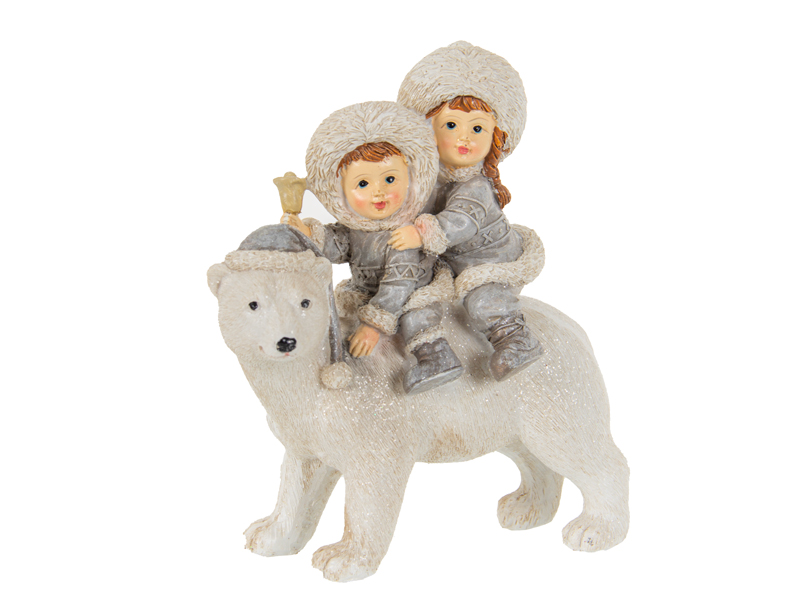 Фигурка декоративная "Северный полюс" 13*15,5 см, 192-277
