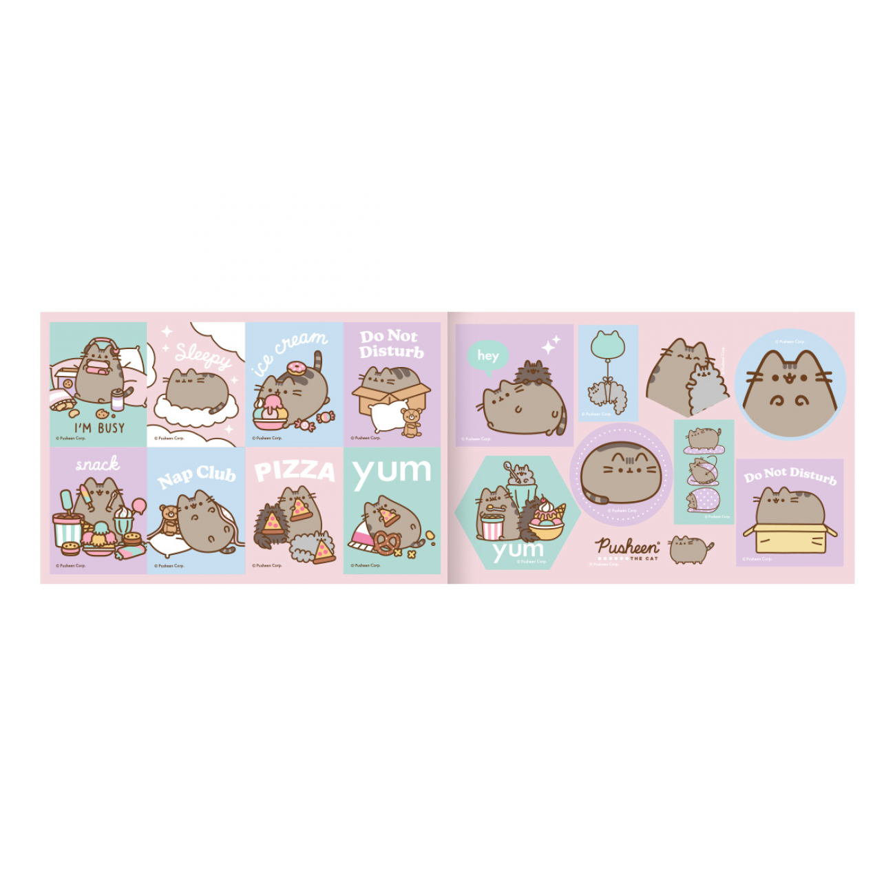 Розмальовка А4 "Pusheen" з наліпками та завданнями, 12 стор., 743223 Yes 3