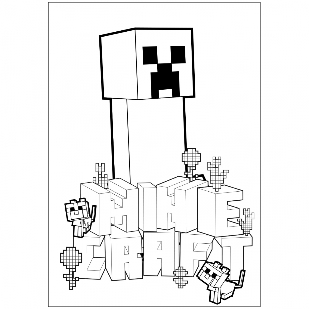 Розмальовка А4 "Minecraft 2" 12 стор., 743219 Yes 1