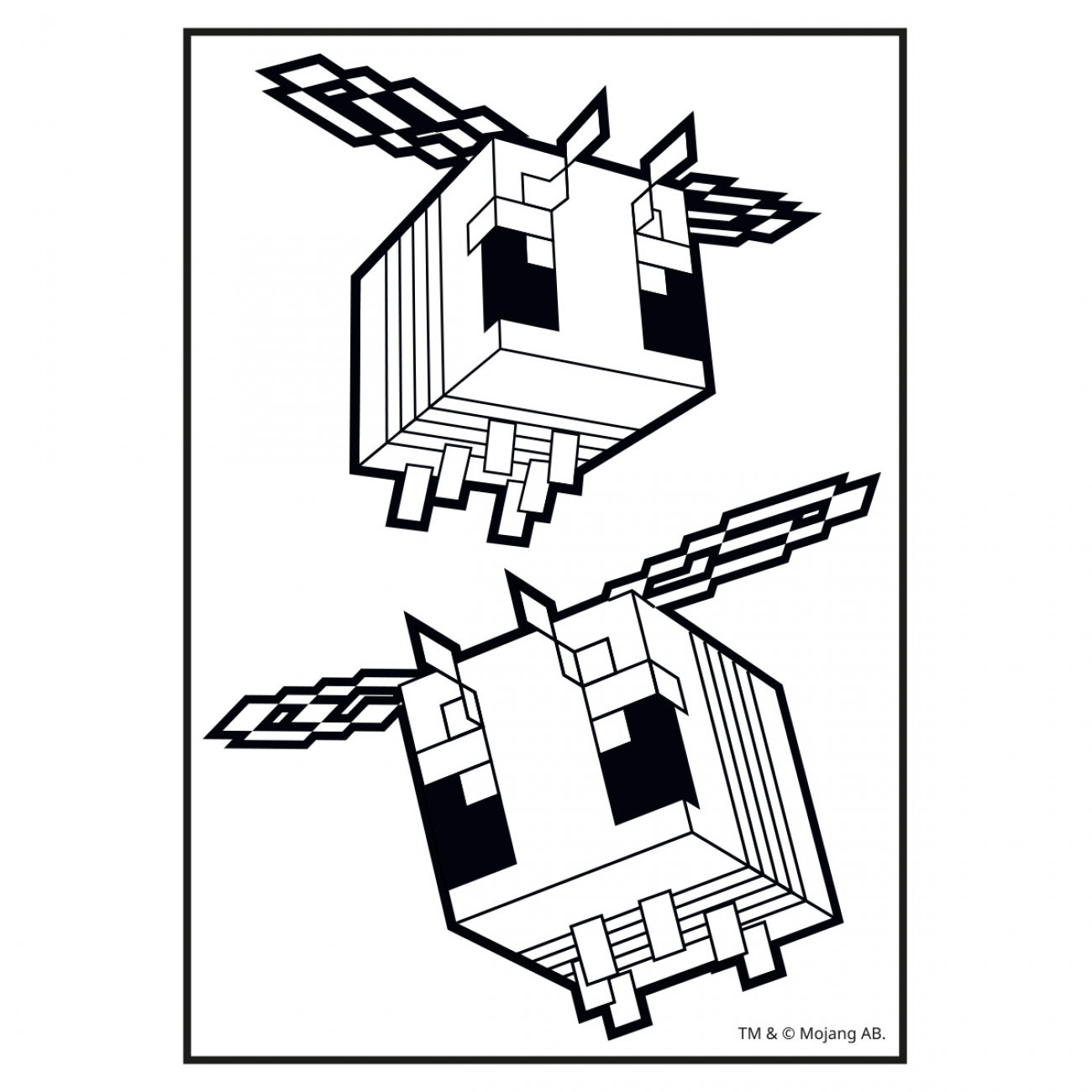 Раскраска А4 "Minecraft" с наклейками, 8 стр., 743221 Yes 1