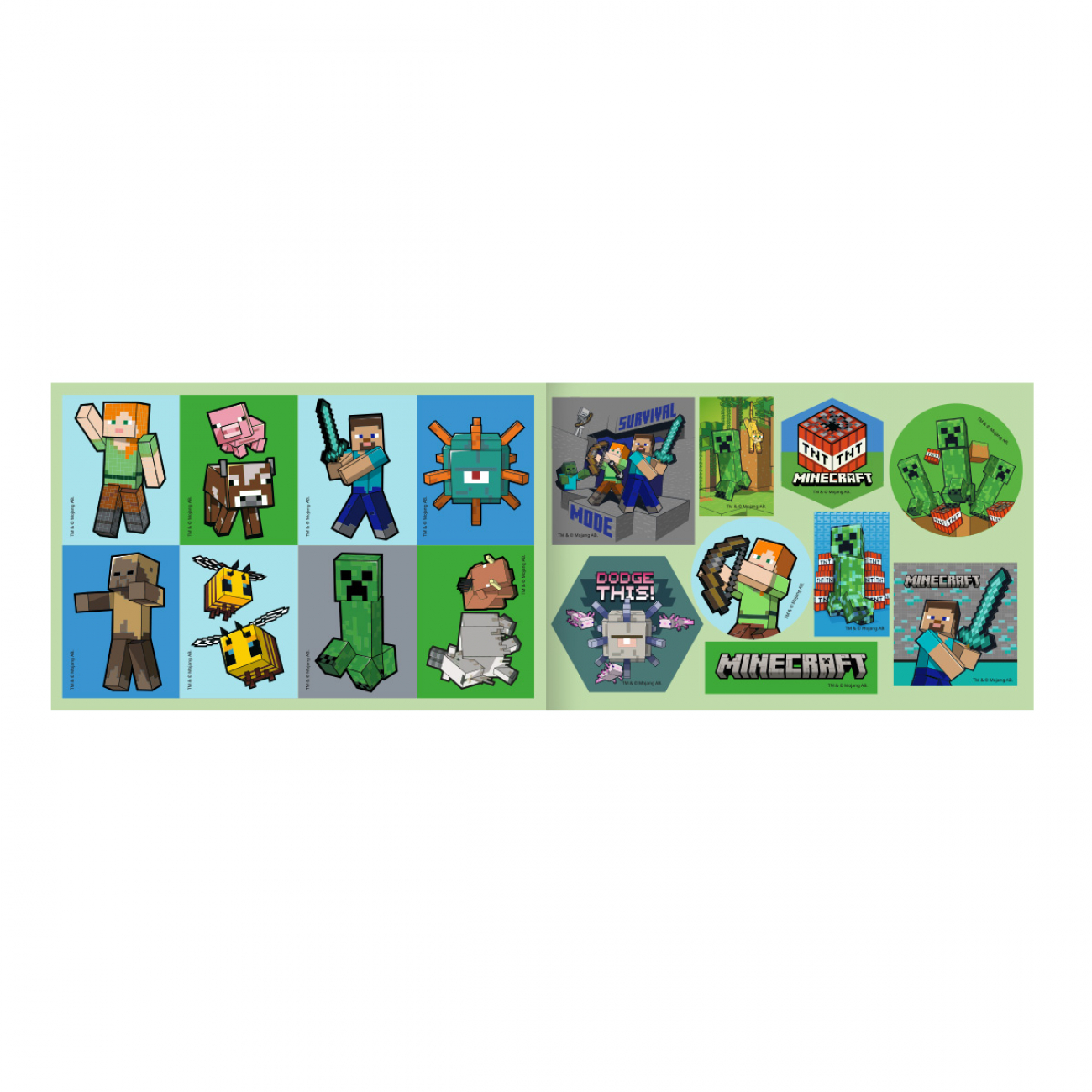 Раскраска А4 "Minecraft" с наклейками, 8 стр., 743221 Yes 3