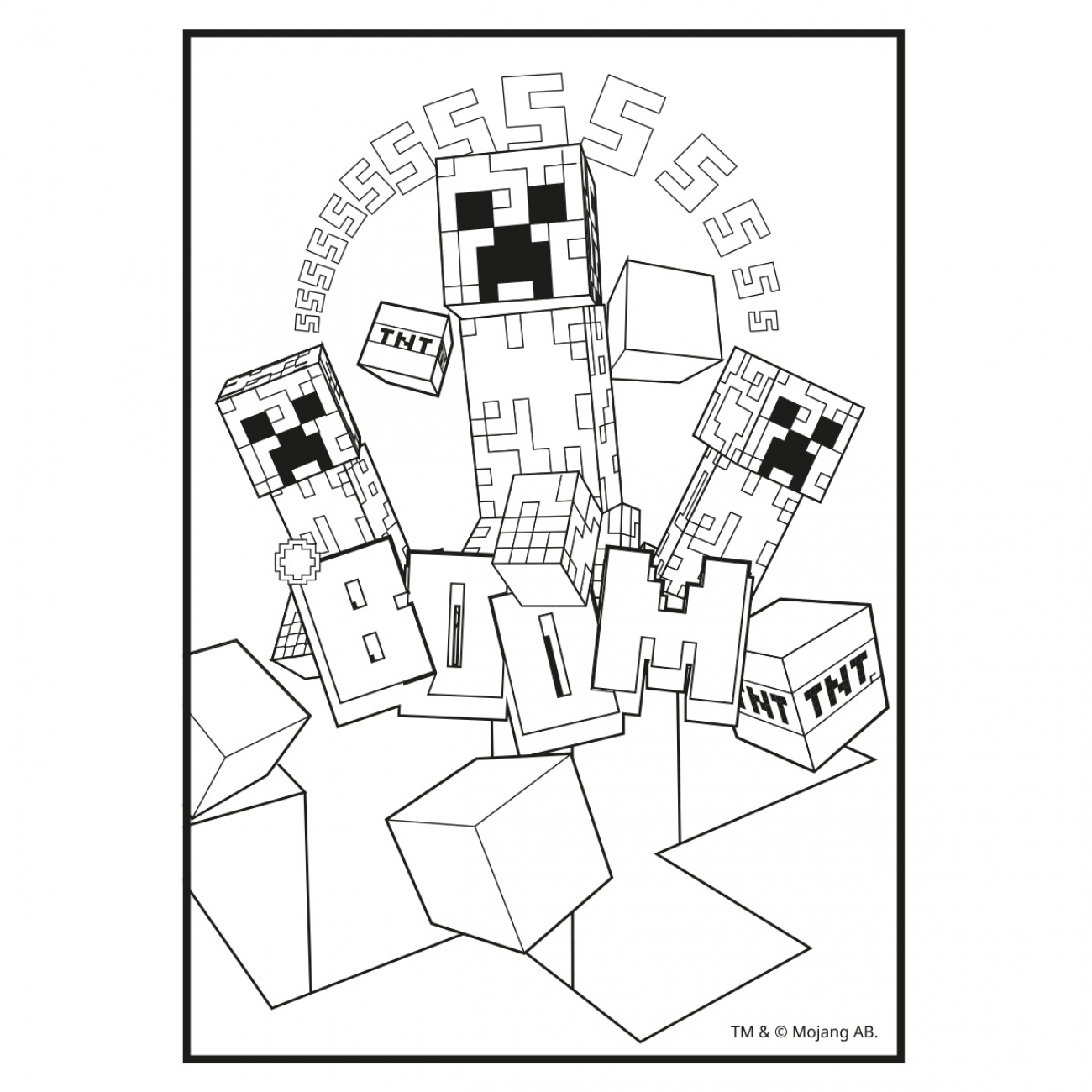 Розмальовка А4 "Minecraft" з наліпками та завданнями, 12 стор., 743222 Yes 2