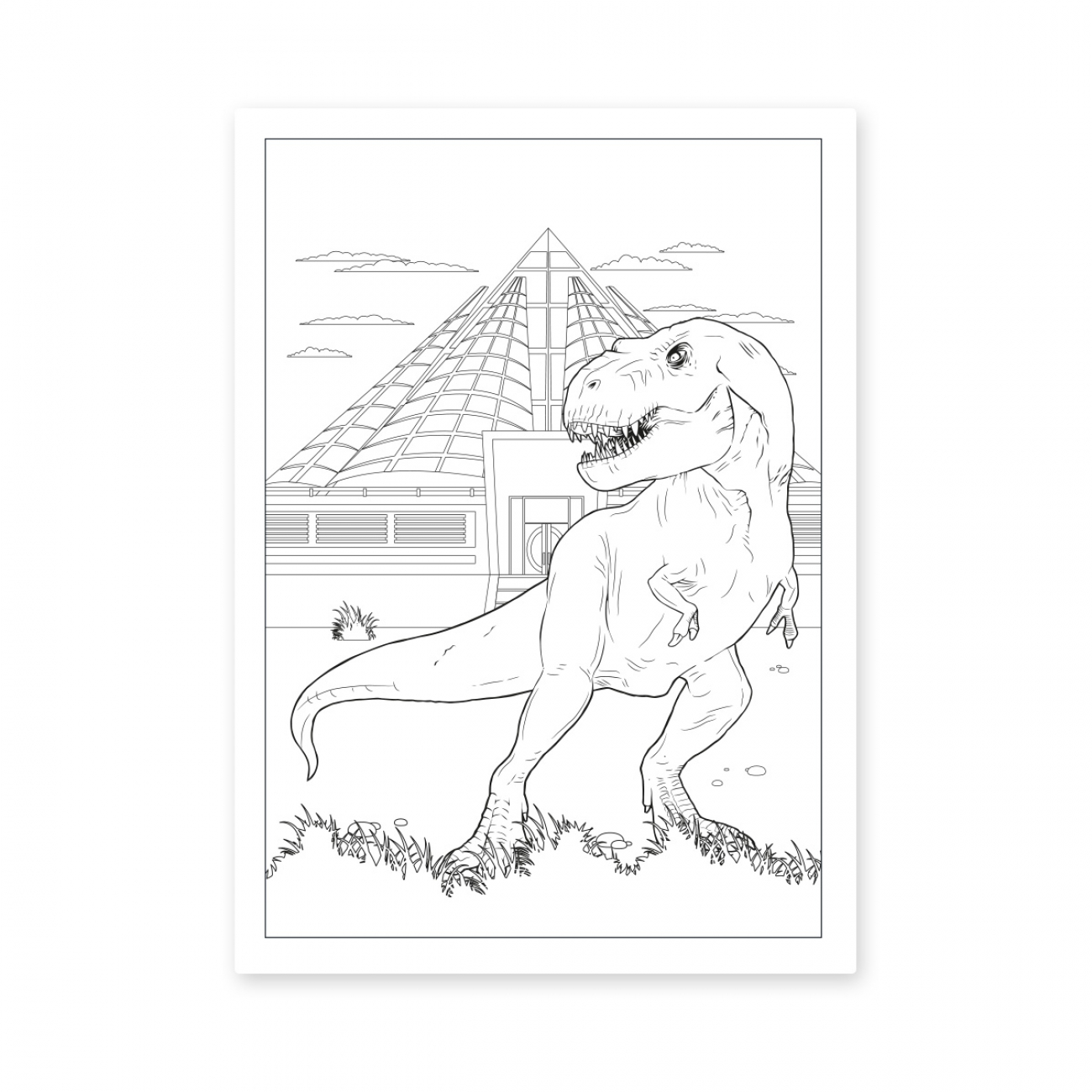 Розмальовка А4 "Jurassic park" 12 стор., 742916 Yes 2