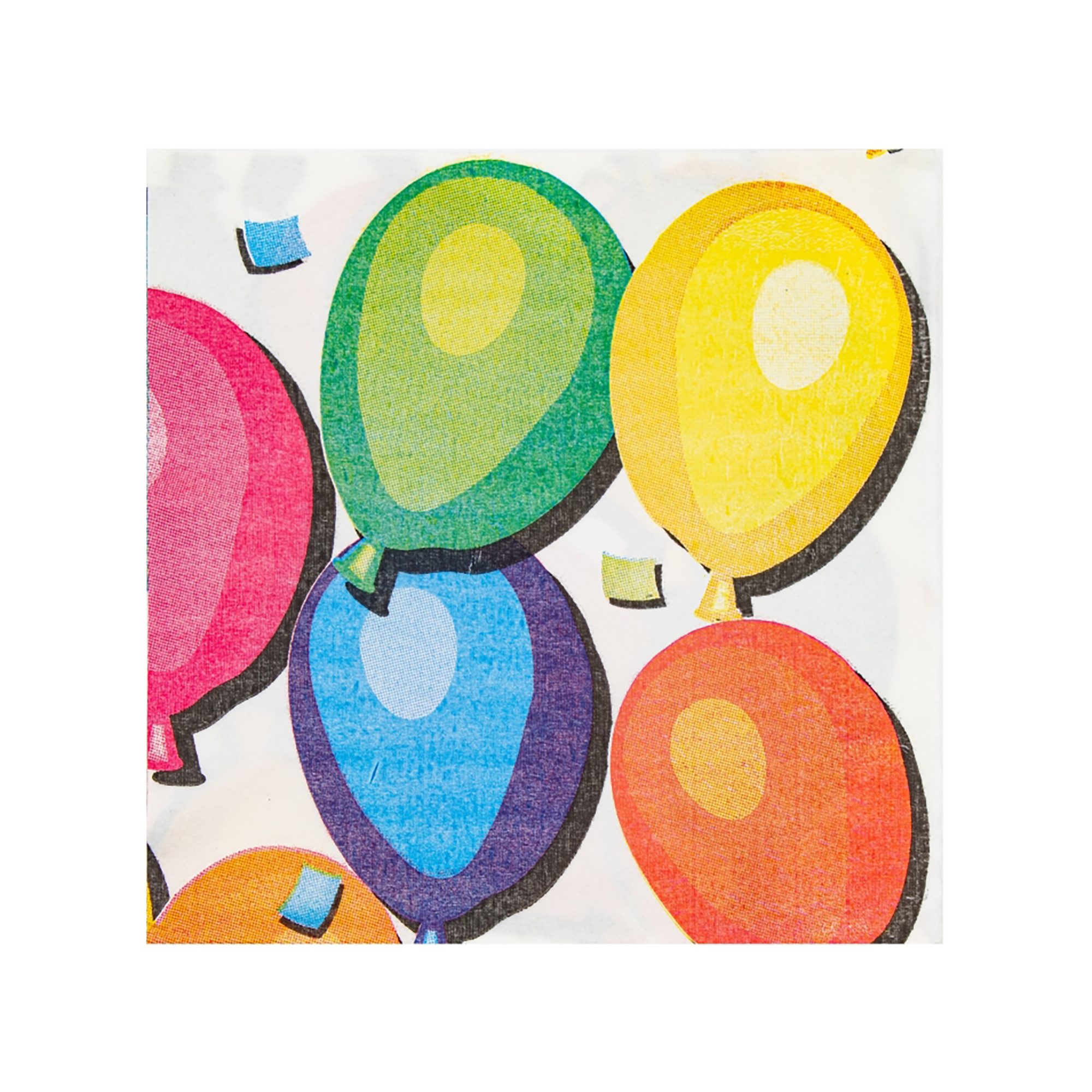 Набір двошарових серветок Balloons, 33*33 см, 20 шт, MX44655