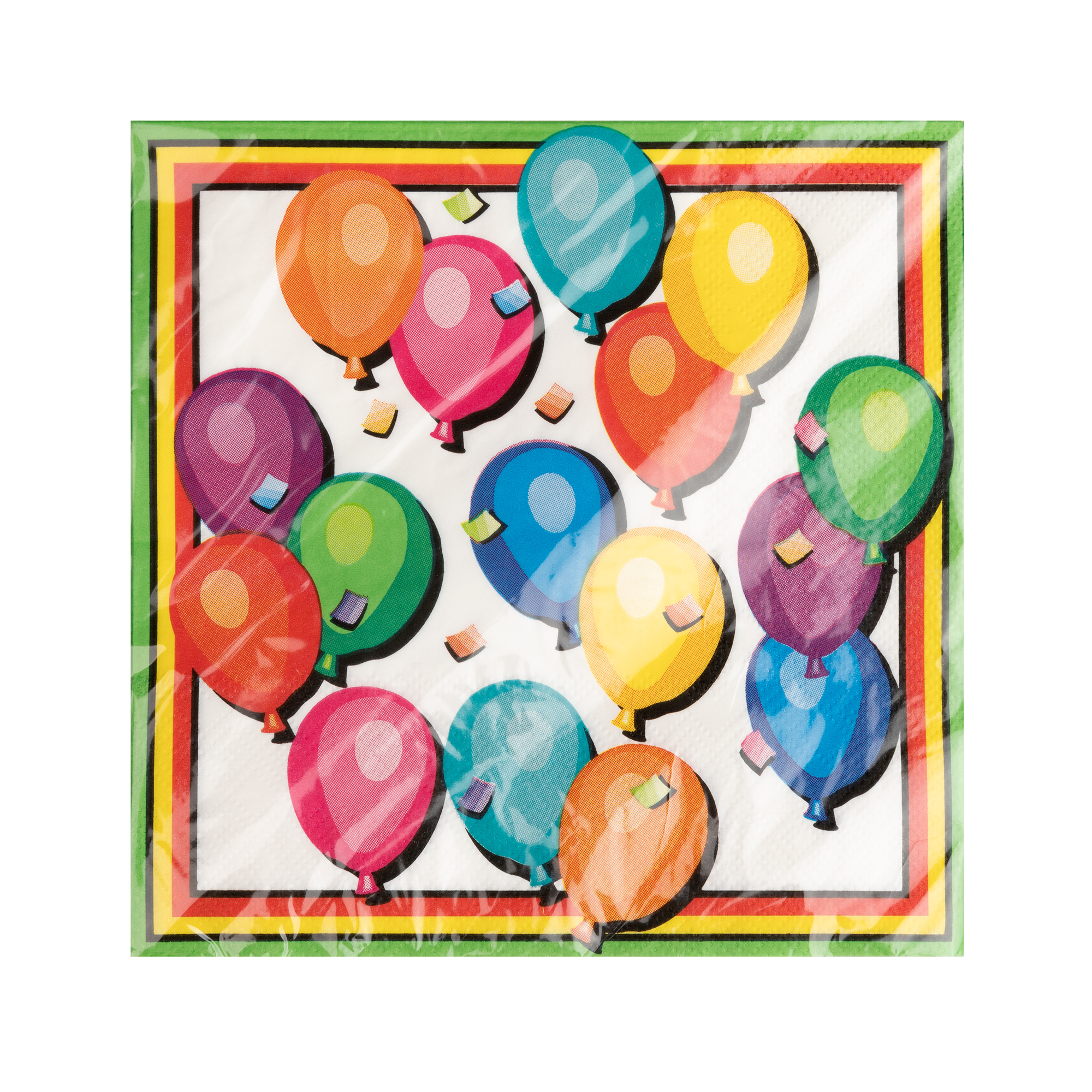 Набір двошарових серветок Balloons, 33*33 см, 20 шт, MX44655 1