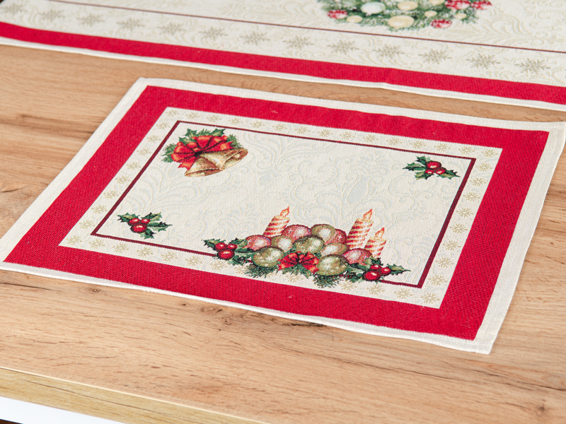 Салфетка гобеленовая "Corona Natale" 35*45 см, 716-156 Lefard 1