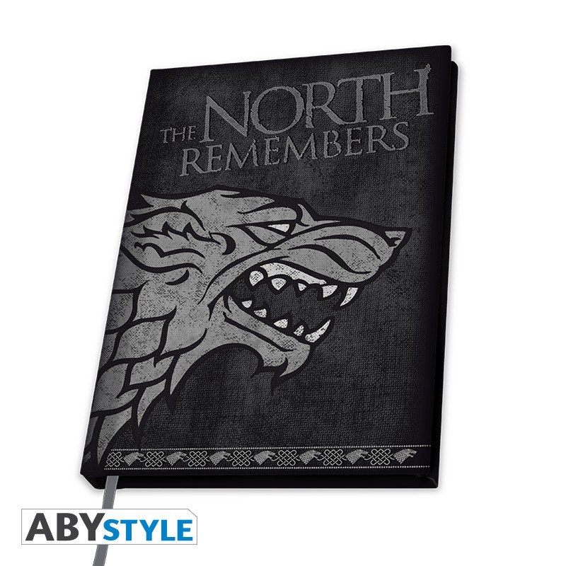 Записна книжка A5 GAME OF THRONES Stark, ABYNOT030