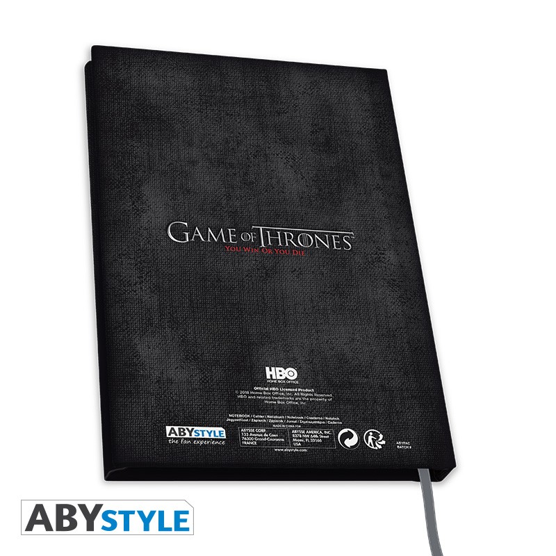 Записна книжка A5 GAME OF THRONES Stark, ABYNOT030 5