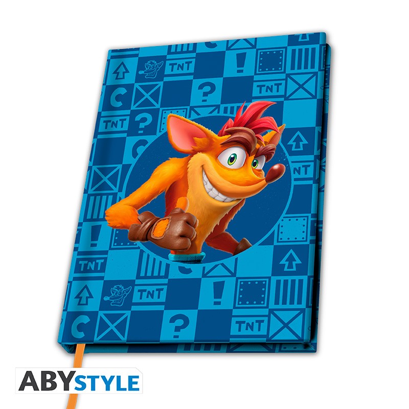 Записная книжка A5 CRASH BANDICOOT Crash and Coco, ABYNOT089