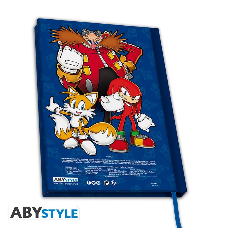 Записна книжка A5 SONIC The Hedgehog, ABYNOT091 1