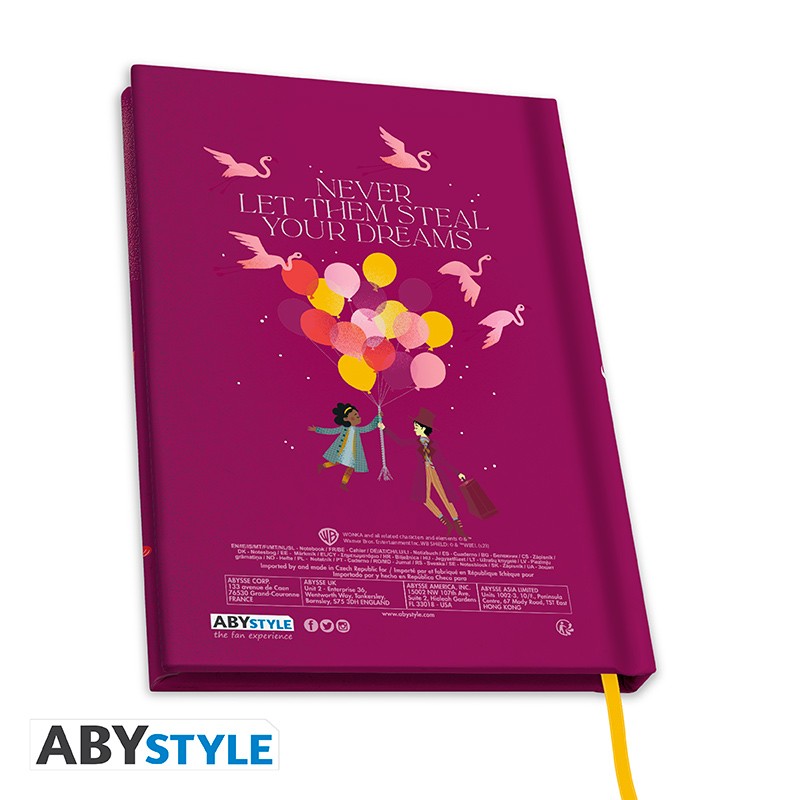 Записная книжка A5 WILLY WONKA Dreams, ABYNOT140 7