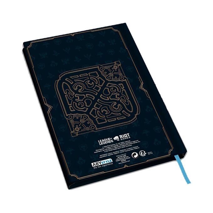 Записная книжка A5 LEAGUE OF LEGENDS Hexteck Logo, ABYNOT065 1