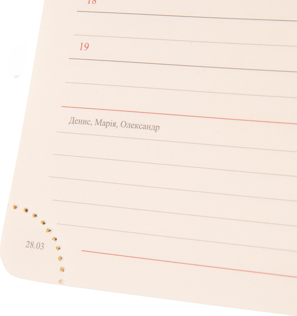 Діловий записник А6 2025, "City", твердий, 352 стор., червоний, 252556, Leo Planner 9