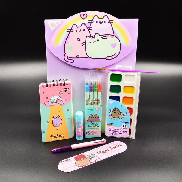 Набір канцелярії "Pusheen" 8 предметів, 450141 Yes 1