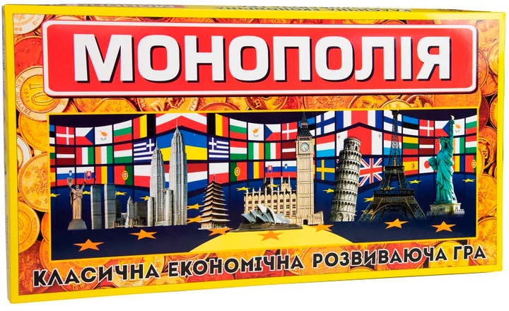 Гра настільна "Монополія велика" (укр/рос) 693, ТМ "Strateg"