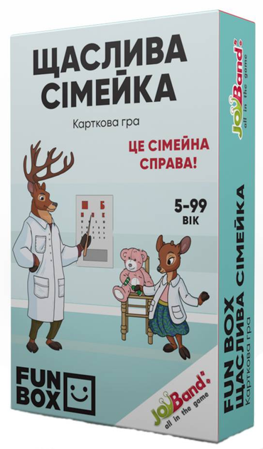 Настольная игра "Счастливая семейка", JoyBand FunBox, FB0004 (у)