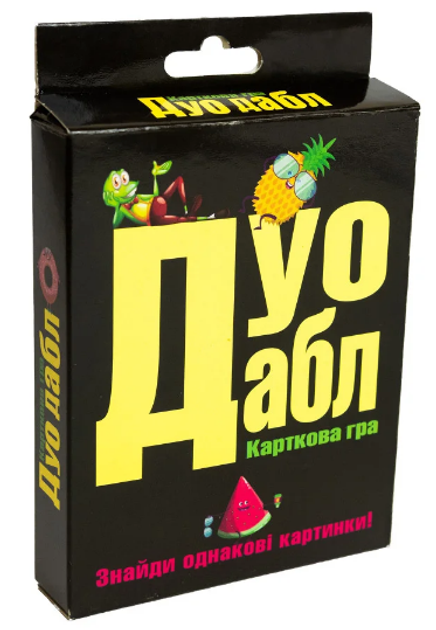 Гра настільна "Дуо Дабл" (укр) 30218, ТМ "Strateg"