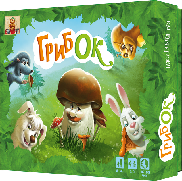 Игра настольная "Грибок", Bombat Game
