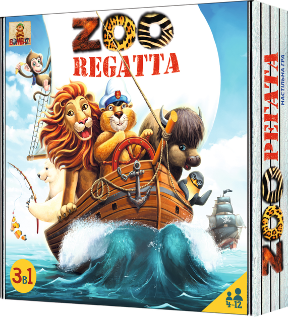 Игра настольная "ЗООрегата", Bombat Game