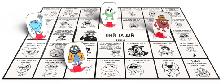 Игра настольная "Пей и Действуй", Bombat Game 2